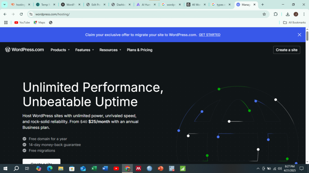 wordPress hosting
