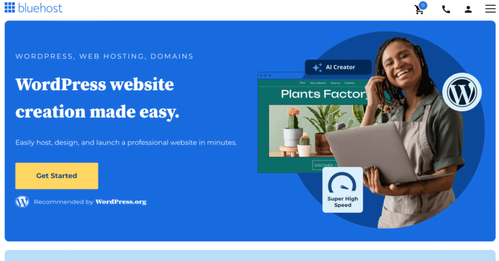 Bluehost 2026 Review